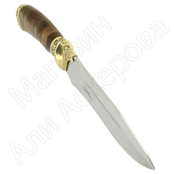 Разделочный нож Тайга (сталь 65Х13, рукоять орех)