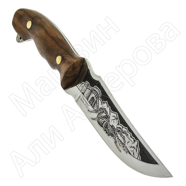 Разделочный нож Тарантул (сталь 65Х13, рукоять орех)