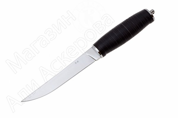 Кизлярский нож разделочный У-4 (сталь AUS-8, рукоять кожа)