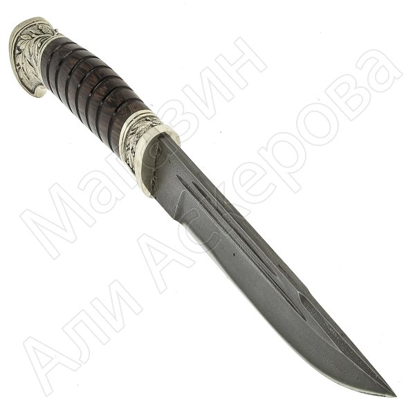 Нож пластунский Витязь-2 (сталь алмазная ХВ5, рукоять венге, худож. литье)