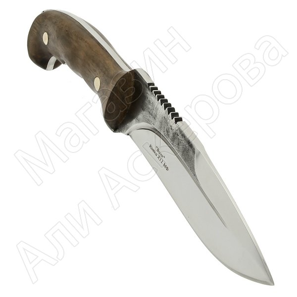  Разделочный нож Волк (сталь Х12МФ, рукоять орех)