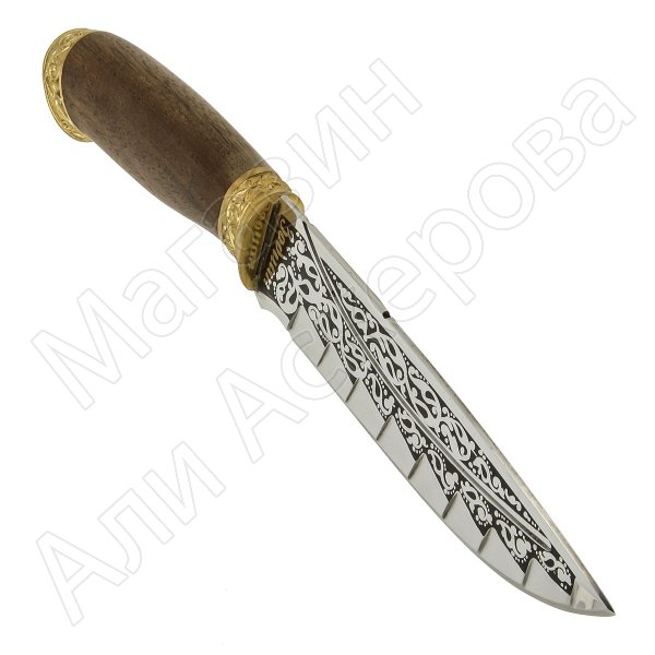 Туристический нож Зодиак (сталь 65Х13, рукоять дерево)