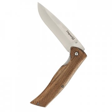 Складной нож Гюрза (сталь Х50CrMoV15, рукоять орех без клипсы)