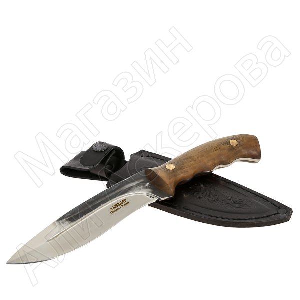 Нож Борз (сталь D2, рукоять орех)
