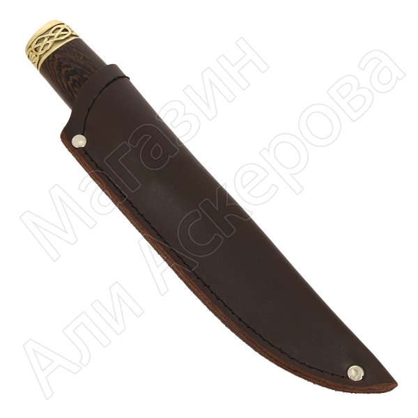 Нож Финский (сталь дамасская, рукоять венге)