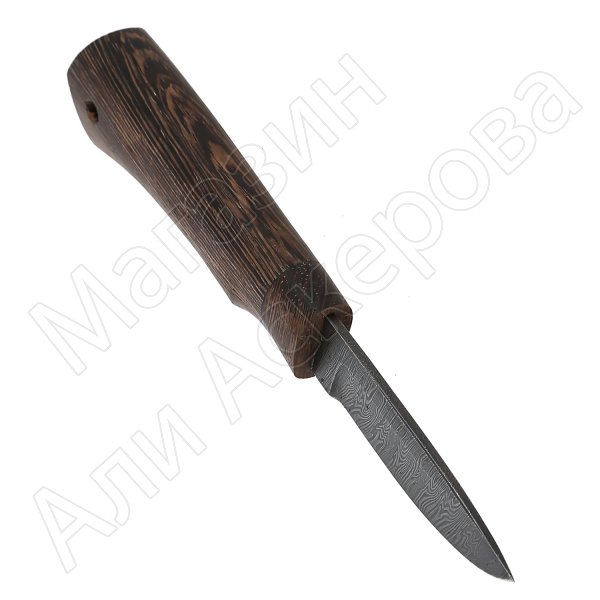 Нож Амулет (дамасская сталь, рукоять венге)