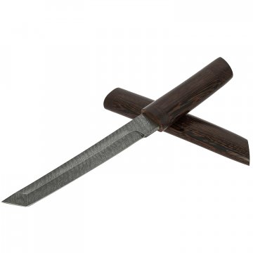 Нож Танто (дамасская сталь, рукоять венге)