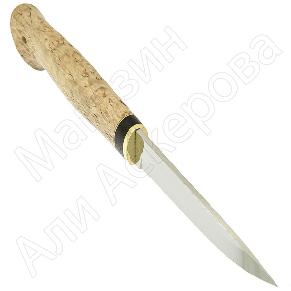 Нож Засапожный (сталь Х12МФ, рукоять карельская береза)