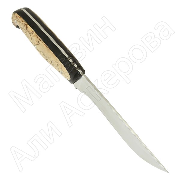 Нож Щучий (сталь Х12МФ, рукоять карельская береза)