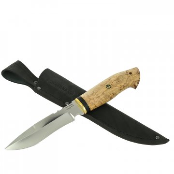 Нож Сибирь (сталь Х12МФ, рукоять карельская береза)