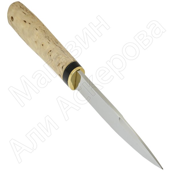 Нож Игла (сталь Х12МФ, рукоять карельская береза)