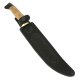 Нож Филейный большой (дамасская сталь, рукоять береста, черный граб)