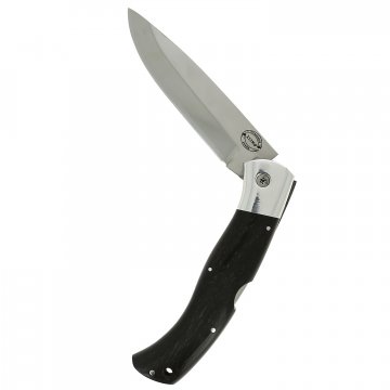 Складной нож Якутский (сталь Х12МФ, рукоять черный граб)