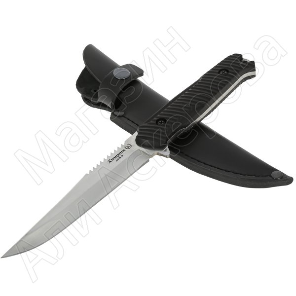 Нож Хищник (сталь AUS-8, рукоять черный граб)
