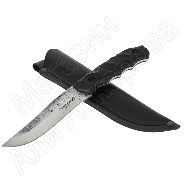 Нож Охотник (сталь Х12МФ, рукоять черный граб)