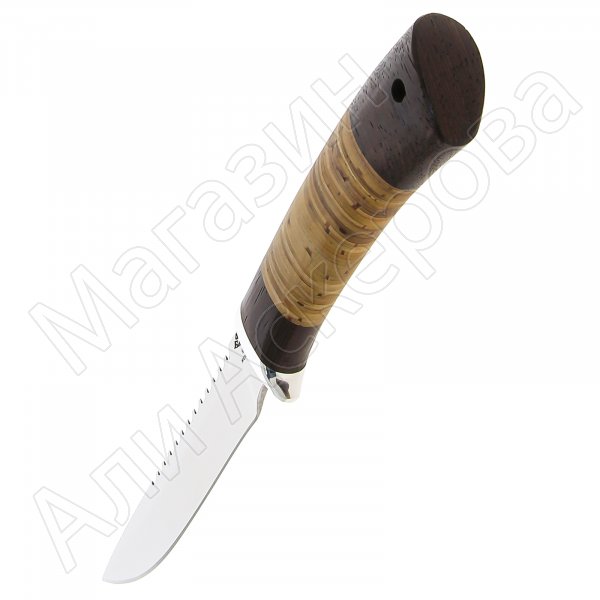 Нож Ерш (сталь 95Х18, рукоять венге, береста)