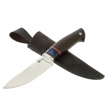 Нож Кайман (сталь N690, рукоять стабилизированная карельская береза, граб)