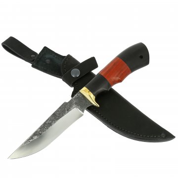 Нож Гарсон (сталь 95Х18, следы ковки, рукоять черный граб, падук)