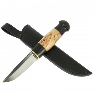 Нож Финский Ламми (сталь 95Х18, рукоять карельская береза, черный граб)