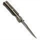 Кизлярский нож складной Байкер-1 (дамасская сталь, рукоять черный граб)