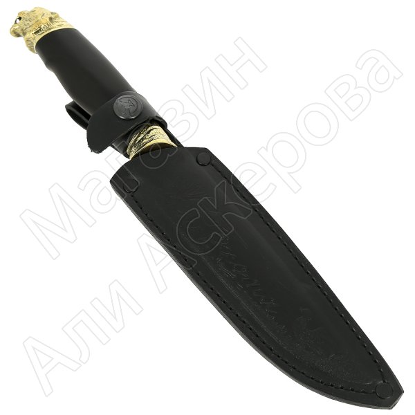 Разделочный нож Охота (сталь Х12МФ, рукоять граб)