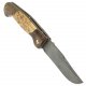 Складной нож Варяг-2 (дамасская сталь, рукоять цветная карельская береза)