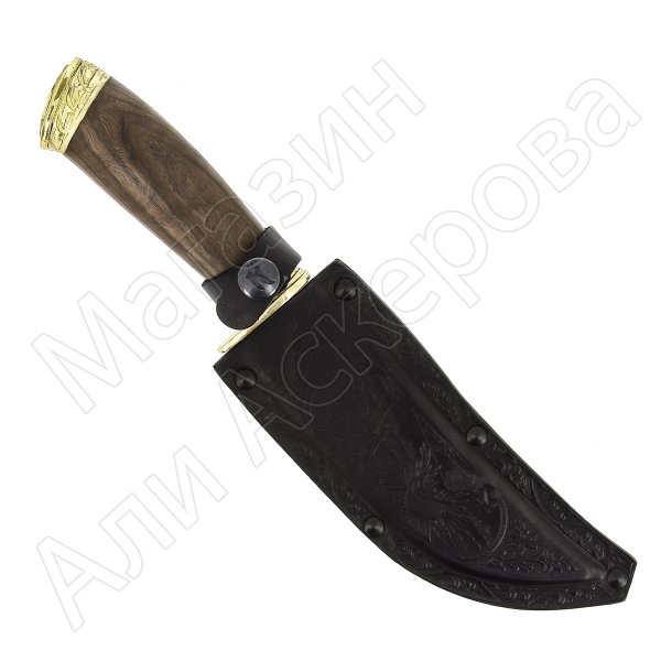 Кизлярский нож туристичeский Рыбак-2 (сталь AUS-8, рукоять орех)