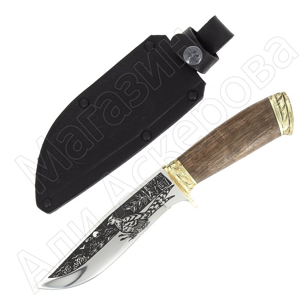 Кизлярский нож туристичeский Фазан (сталь AUS-8, рукоять орех)