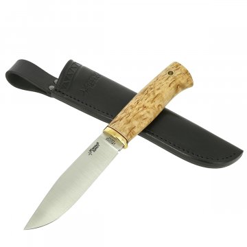 Нож Бер (сталь N690, рукоять - карельская береза)