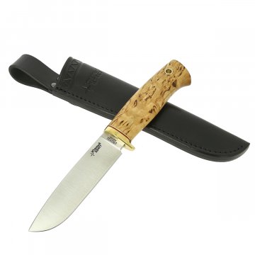 Нож Чинук (сталь N690, рукоять - карельская береза)