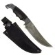 Кизлярский нож разделочный Сафари-1 (дамасская сталь, рукоять черный граб)