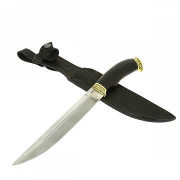 Нож Пластунский (сталь Х12МФ, рукоять черный граб)
