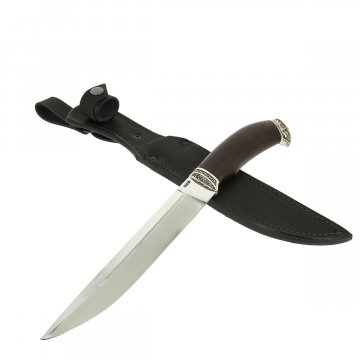 Нож Пластунский (сталь 95Х18, рукоять черный граб)