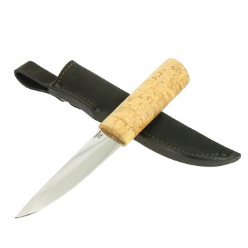 Нож Якутский (сталь 95Х18, рукоять - карельская береза)