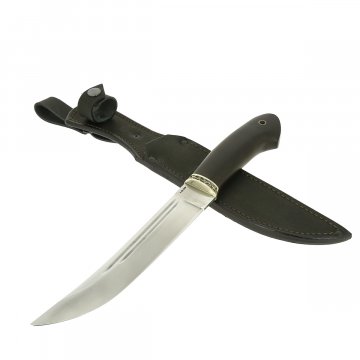Нож Засапожный (сталь Х12МФ, рукоять черный граб)