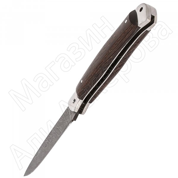 Складной нож Капрал (дамасская сталь, рукоять венге)