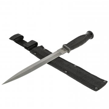 Нож Страйт (сталь AUS-6, рукоять резина)