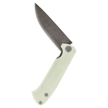 Складной нож Чиж (дамасская сталь, рукоять G10)