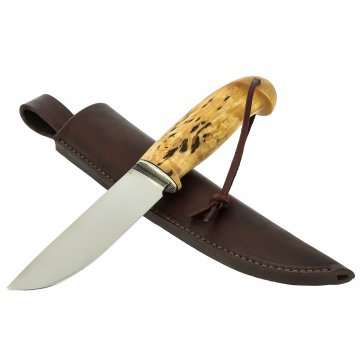 Нож Шмель (сталь D2, рукоять карельская береза)