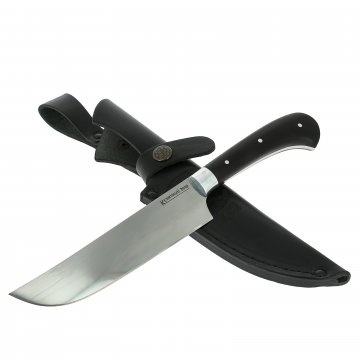 Нож Узбек (сталь D2, рукоять черный граб)