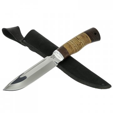 Нож Атаман-2 (сталь 65Х13, рукоять береста, венге)