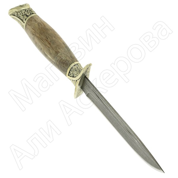 Нож Финка НКВД (сталь алмазная ХВ5, рукоять стабилизированный клен)