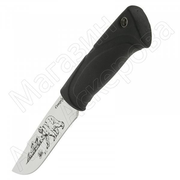 Нож Север (сталь Х50CrMoV15, рукоять эластрон)