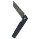 Складной нож Танто (дамасская сталь, рукоять стабилизированный граб)