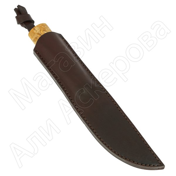 Нож Лиман Якутский (сталь Х12МФ ручная ковка, карельская береза)
