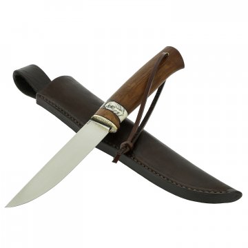 Нож Лиман (сталь N690, рукоять коричневый граб, кориан)