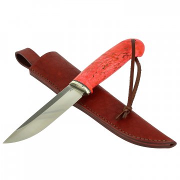 Нож Лиман (сталь M390, рукоять стабилизированная карельская береза)