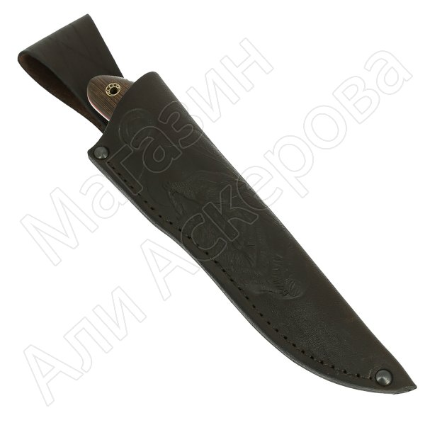 Нож Лис (сталь Х12МФ следы ковки, рукоять венге, фибра)