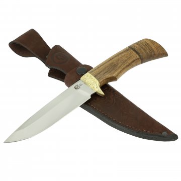 Нож Лазутчик (сталь 65Х13, орех амазакуе)