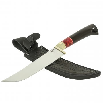 Нож Узбекский (сталь N690, рукоять венге, стабилизированная карельская береза)